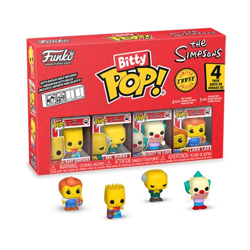 Bitty POP! The Simpsons 4-Pack Series