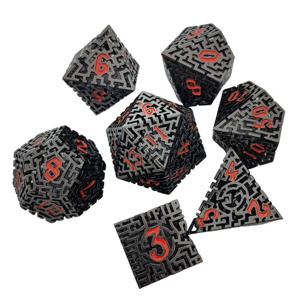 Biogenik 7-Piece Premium Dice Set - Hollow