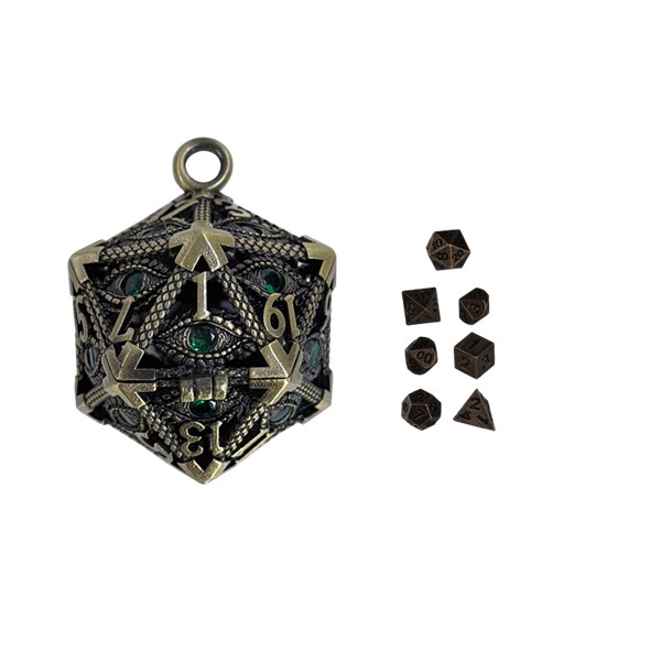 Biogenik D20 Necklace Mini Dice Set
