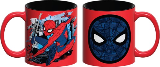 Tasse rouge Spiderman