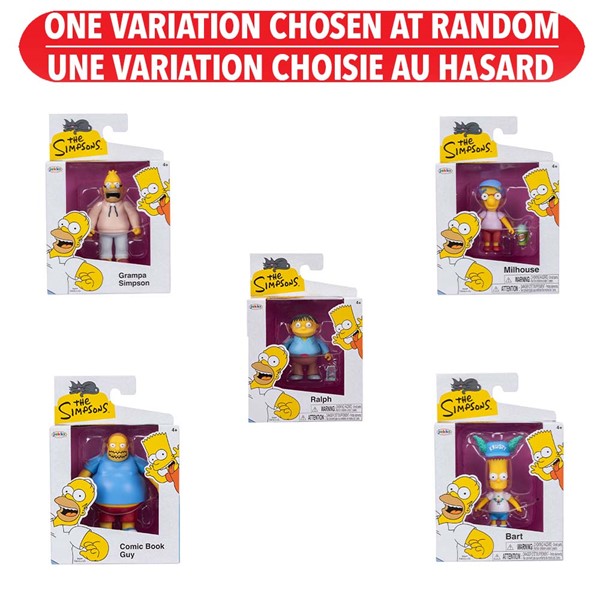 The Simpsons 2.5"" Figures Wave Assorted