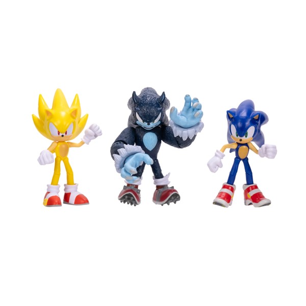 Sonic the Hedgehog: Sonic Forms 4"" Figures 3 pack