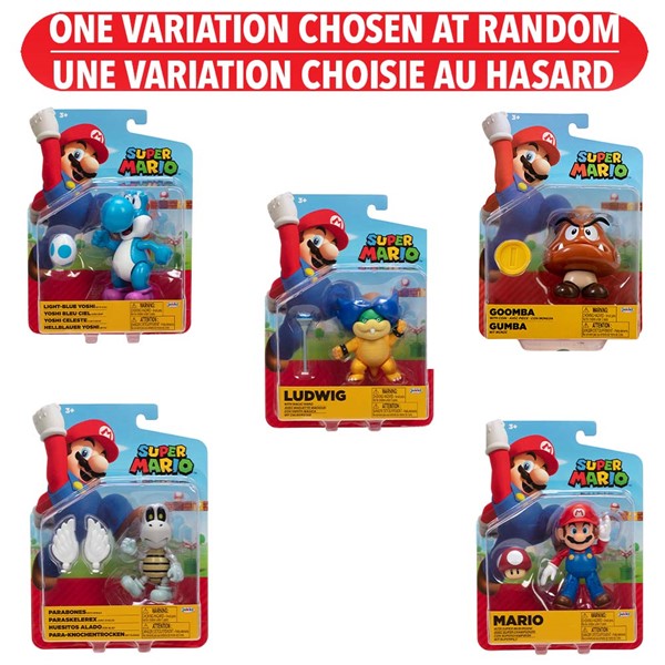 Super Mario 4"" Figure Wave 42 - Assortment