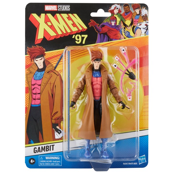 Hasbro Marvel Legends Series Gambit, X-Men ‘97 Collectible 6-Inch Action Figure