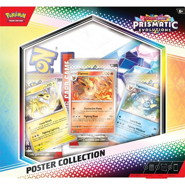 Pokémon Trading Card Game Prismatic Evolutions Poster Collection