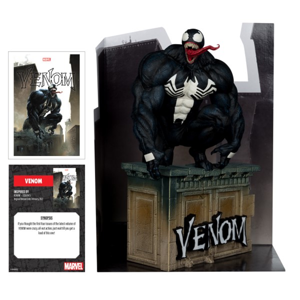 Marvel Venom 1:6th Scale Collectible with Scene & Comic (Venom #5)