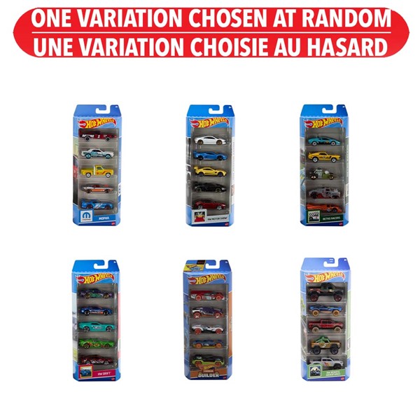 Hot Wheels 5 pack - Assortie