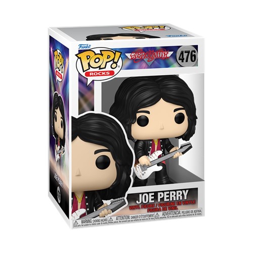 POP! Rocks Aerosmith Joe Perry with White Guitar