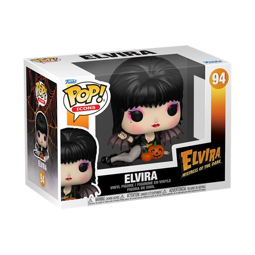 POP! Elvira Mistress of the Dark Elvira with Pumpkins
