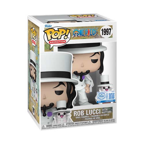 POP! One Piece - Rob Lucci with Hattori