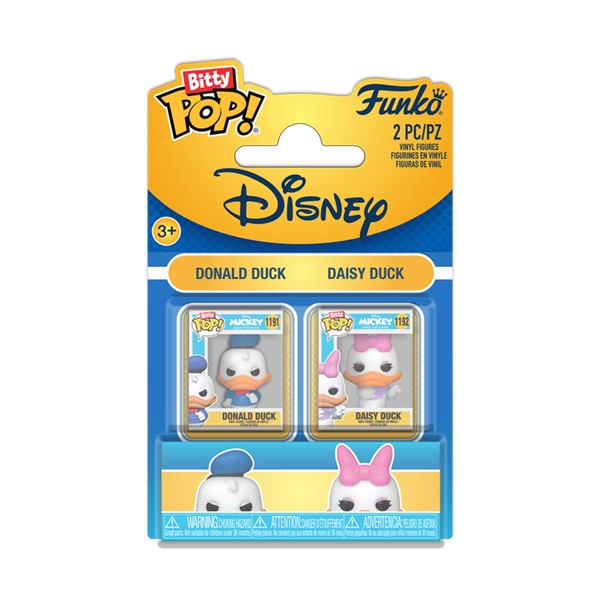 Bitty POP! Disney Donald & Daisy Duck 2-Pack