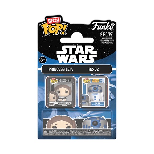 Bitty POP! Star Wars 2 Pack Leia & R2-D2