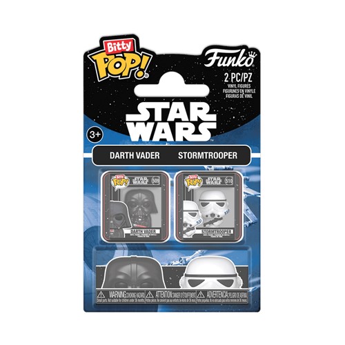 Bitty POP Star Wars 2pk Darth Vader & Stormtrooper