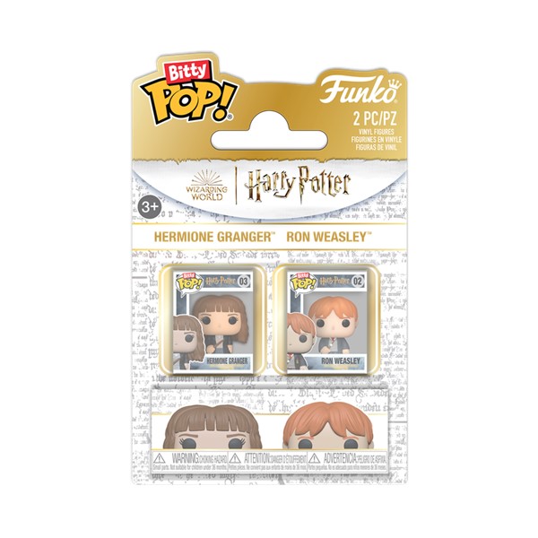 Biitty POP! Harry Potter Hermione Granger & Ron Weasley 2-Pack