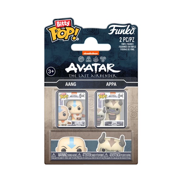 Bitty POP! Avatar the Last Airbender Aang & Appa 2-Pack
