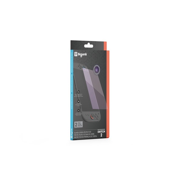 Blue Light Tempered Glass Screen Protector 2 Pack Nintendo Switch 2