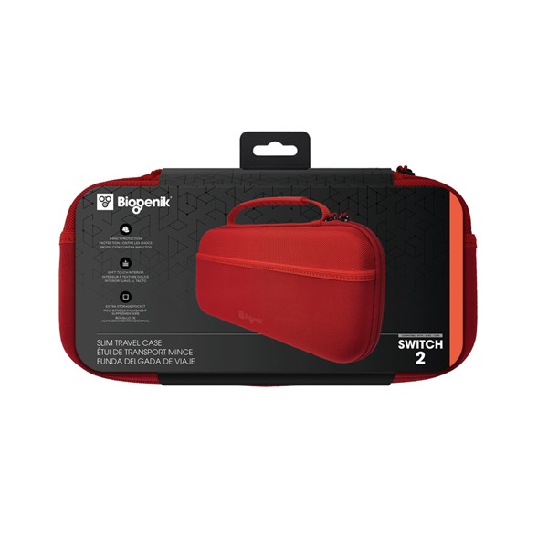 Slim Travel Case Red Nintendo Switch 2