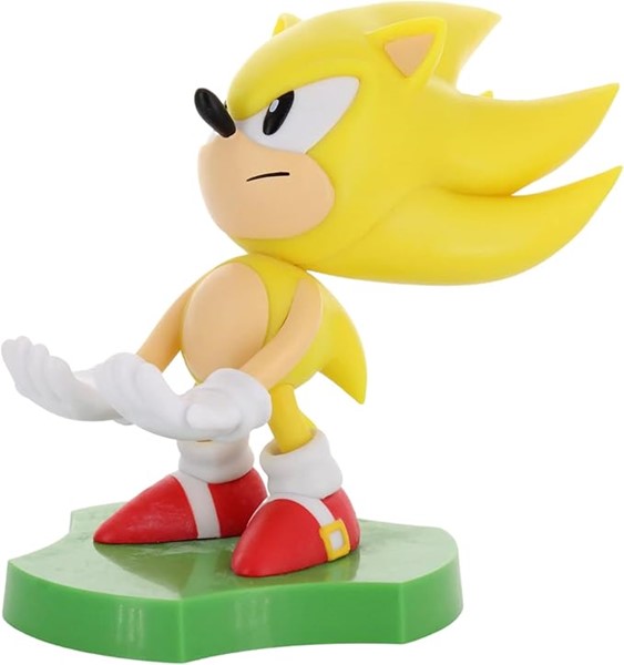 Sonic the Hedgehog Super Sonic Holdem - Support pour écouteurs et téléphone