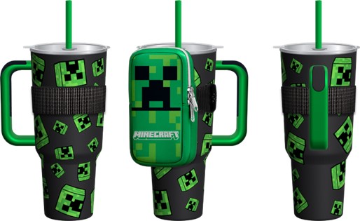 Minecraft Tumbler with Bag
