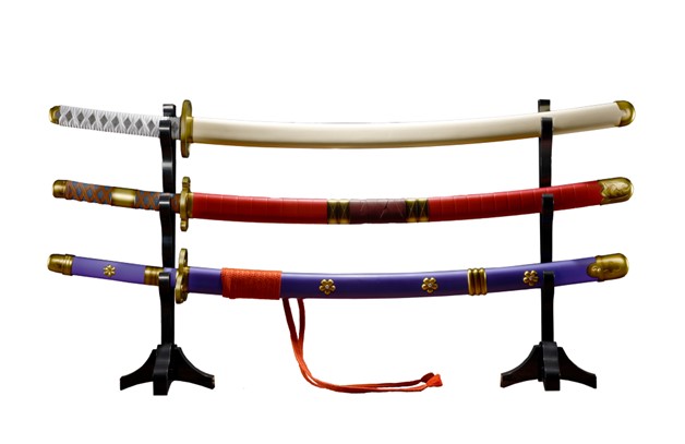 One Piece Roronoa Zoro Three Sword Style Set (Wado Ichimonji,Sandai Kitetsu,Enma), Tamashii Nations