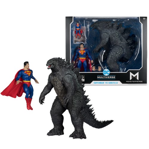 DC Multiverse Superman vs. Godzilla (Justice League vs. Godzilla vs. Kong) 2 Pack
