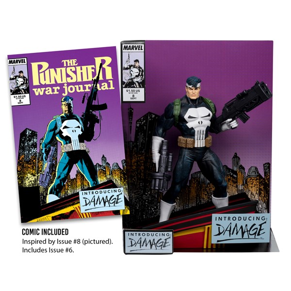 Marvel The Punisher 1:6th Scale Collectible with Scene & Comic (The Punisher War Journal #8)