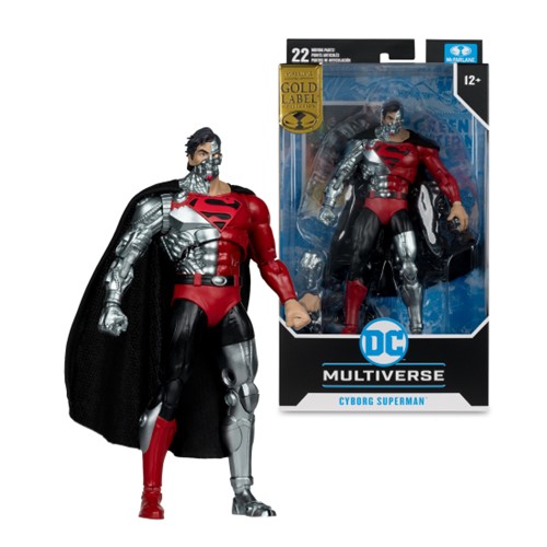 DC Multiverse Cyborg Superman (Revenge of the Green Lanterns) Gold Label 7-Inch Action Figure