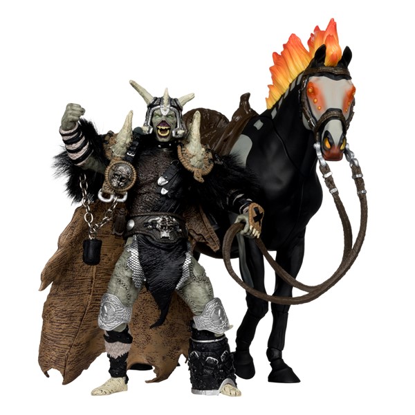 Bloodaxe with Horse (Spawn: The Dark Ages) Gold Label 7-Inch Action Figure 2 pack