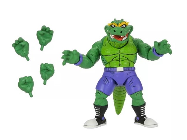 Teenage Mutant Ninja Turtles Archie Comics Stump Wrestling Leatherhead 7"" Scale NECA Action Figure
