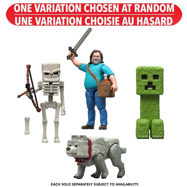 Figurines individuelles du film Minecraft - Assortiment
