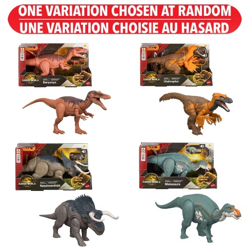 Jurassic World Rebirth Dinosaur Wild Roar Assorted