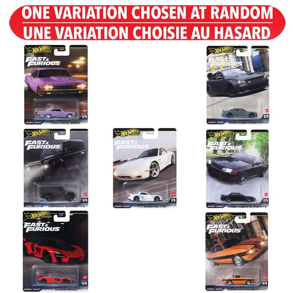 Hot Wheels Premium: Fast & Furious - Assortie