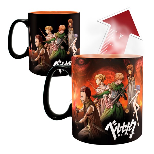 Tasse Berserk thermo-réactive