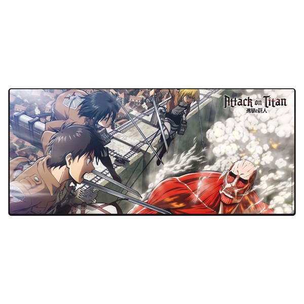 Attack on Titan: Eren vs. Colossal Titan XXL Desk Mat