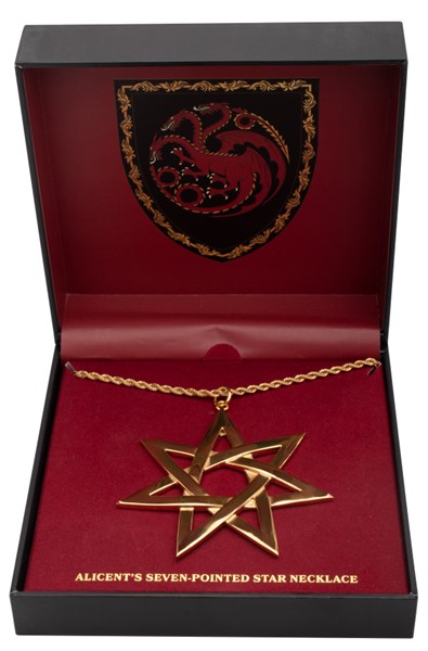 House of the Dragon: Alicent's Seven-Pointed Star Necklace