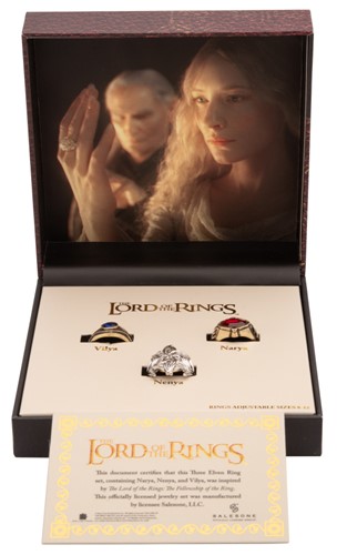 Lord of the Rings Three Elven Ring Set
