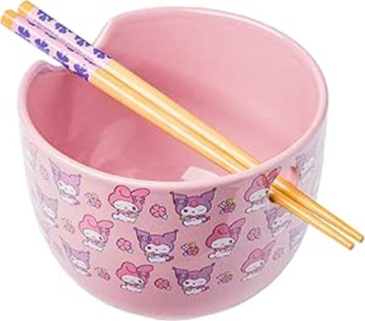 Kuromi & My Melody Ramen Bowl