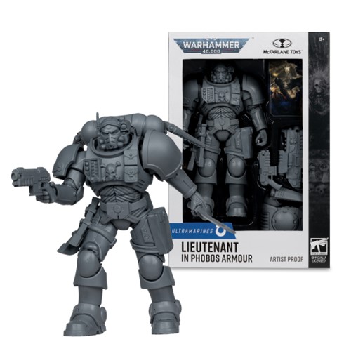 Warhammer 40,000 Lieutenant in Phobos Armour (Ultramarines) Artist Proof 7-Inch Figure