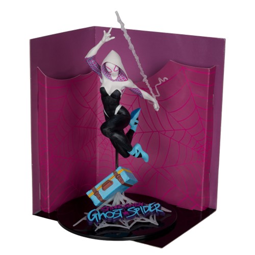 Marvel Ghost-Spider 1:10th Scale Collectible with Scene (The Amazing Spider-Man #1) Gold Label