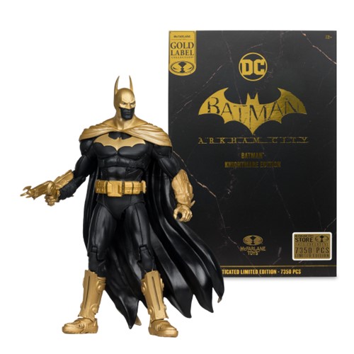 DC Multiverse Batman (Arkham City) Knightmare Edition Gold Label 7-Inch Action Figure