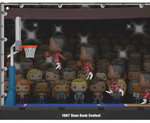 POP! figure Moments Deluxe Chicago Bulls Michael Jordan 1987 Dunk Contest