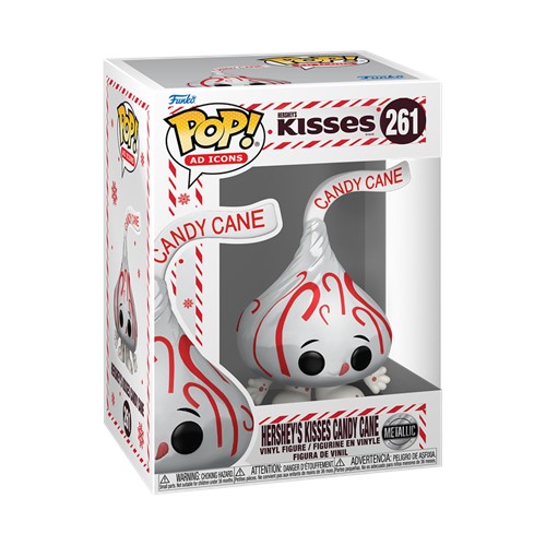 POP! AD Icons Hershey's Kissed Candy Cane (Metallic)