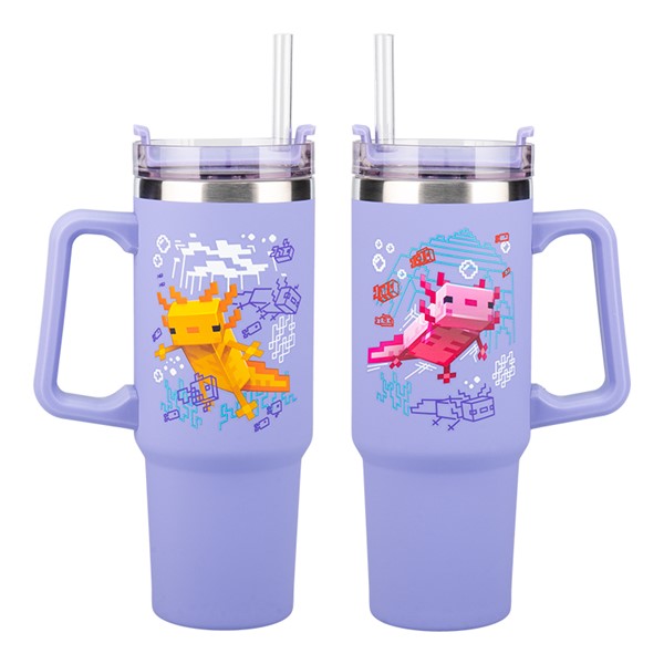 Minecraft Purple Stainless Steele Tumbler