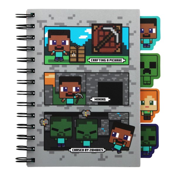 Minecraft Notebook with Dividers
