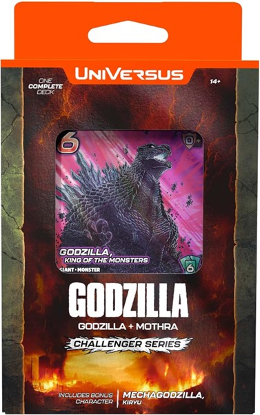 UniVersus Godzilla Challenger Series - Godzilla & Mothra Deck - 2 Character Decks