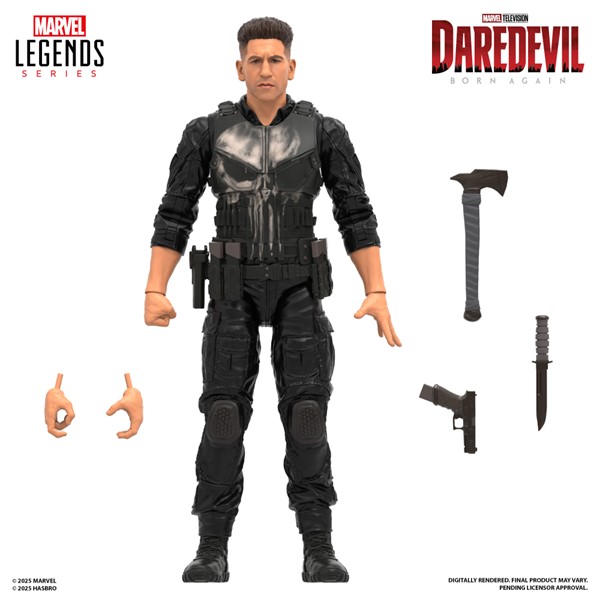 Marvel Legends Series Daredevil: Born Again Punisher 6-Inch Action Figure