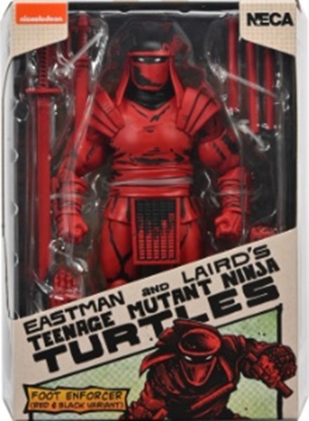 Teenage Mutant Ninja Turtle 7 Inch Foot Enforcer Red & Black Action Figure