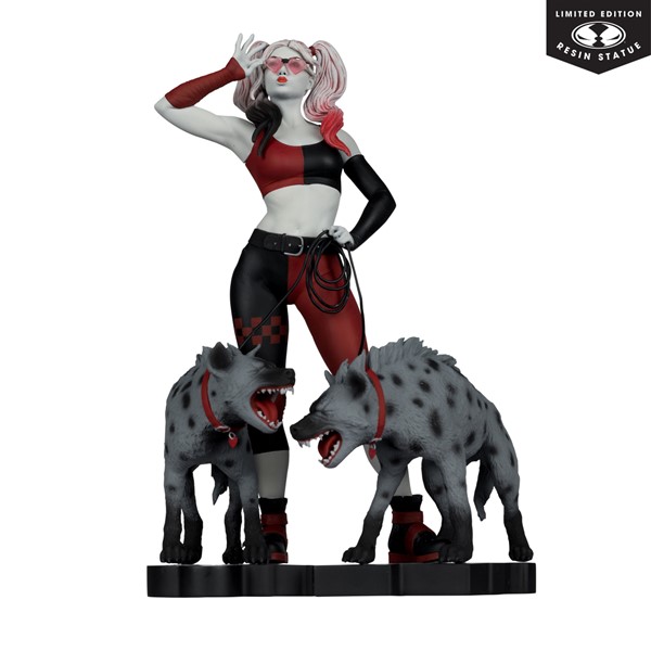 DC Direct Harley Quinn by Jenny Frison (Harley Quinn: Red, White & Black) 1:10 Scale Resin Statue