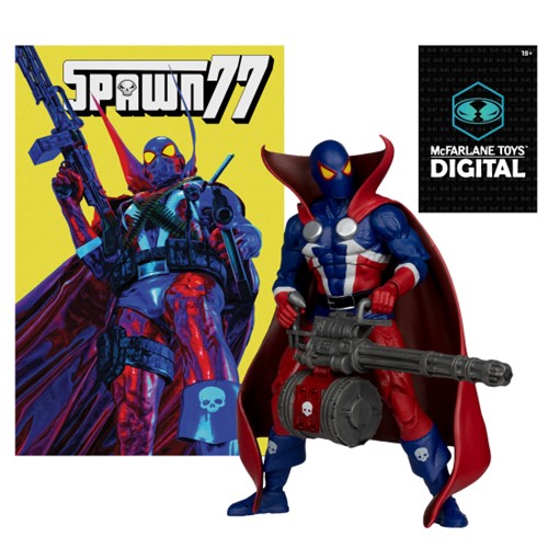 Spawn 77 7-Inch Action Figure with Comic and McFarlane Toys Digital Collectible