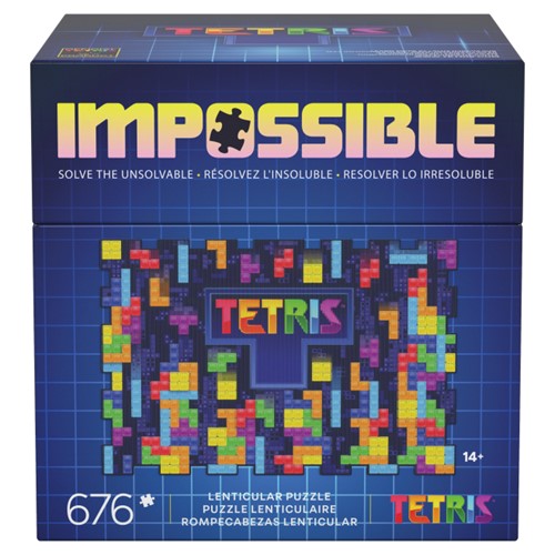 Tetris: Impossible Lenticular Puzzle - 676 Piece
